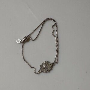 Alex and Ani Silver Lotus Bracelet
